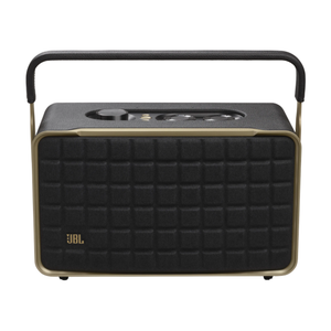 JBL Authentics 300 Portable smart home speaker with Wi-Fi, Bluetooth and voice assistants with retro design.