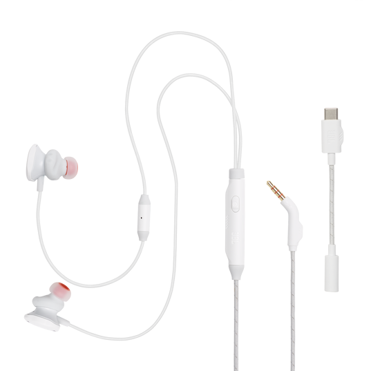 JBL Quantum 50C Wired in-ear gaming headset with USB-C Adapter