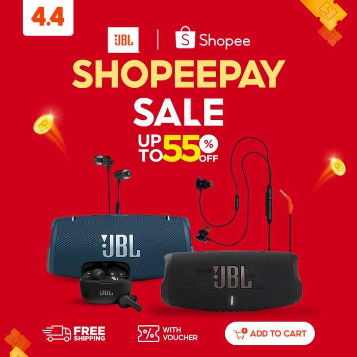 SALE ALERT! GET UP TO 55% OFF AT SHOPEEPAY 4.4 SALE!
