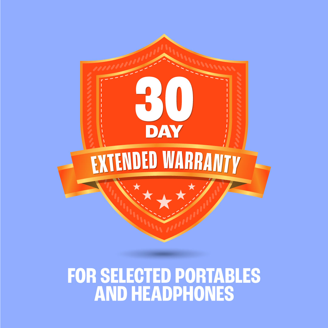 30 - Days EXTENDED WARRANTY