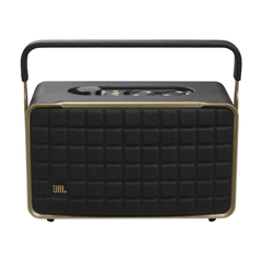 JBL Authentics 300 Portable smart home speaker with Wi-Fi, Bluetooth and voice assistants with retro design.