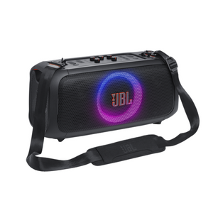 JBL Partybox On-The-Go Essential Portable Party Speaker with build-in lights and wireless mic