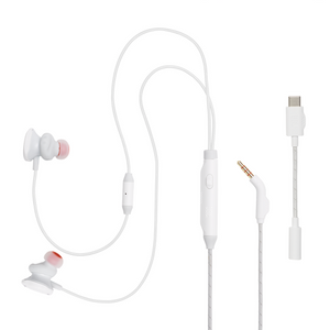 JBL Quantum 50C Wired in-ear gaming headset with USB-C Adapter