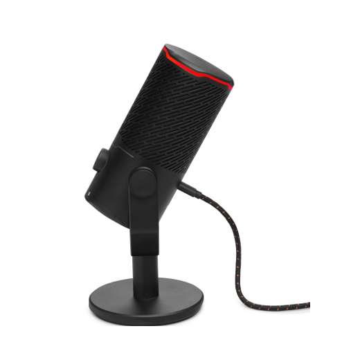 JBL Quantum Stream Studio Quad pattern premium USB microphone for streaming, recording and gaming.
