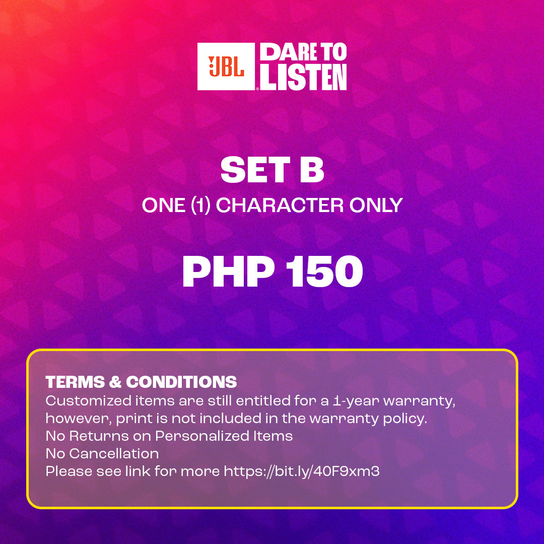 JBL Customization SET B (Character Only)