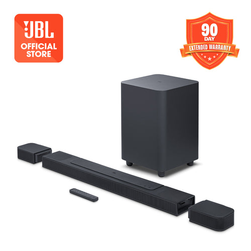 JBL BAR 1000 7.1.4-channel soundbar with detachable surround speakers, MultiBeam™, Dolby Atmos®, and DTS:X®