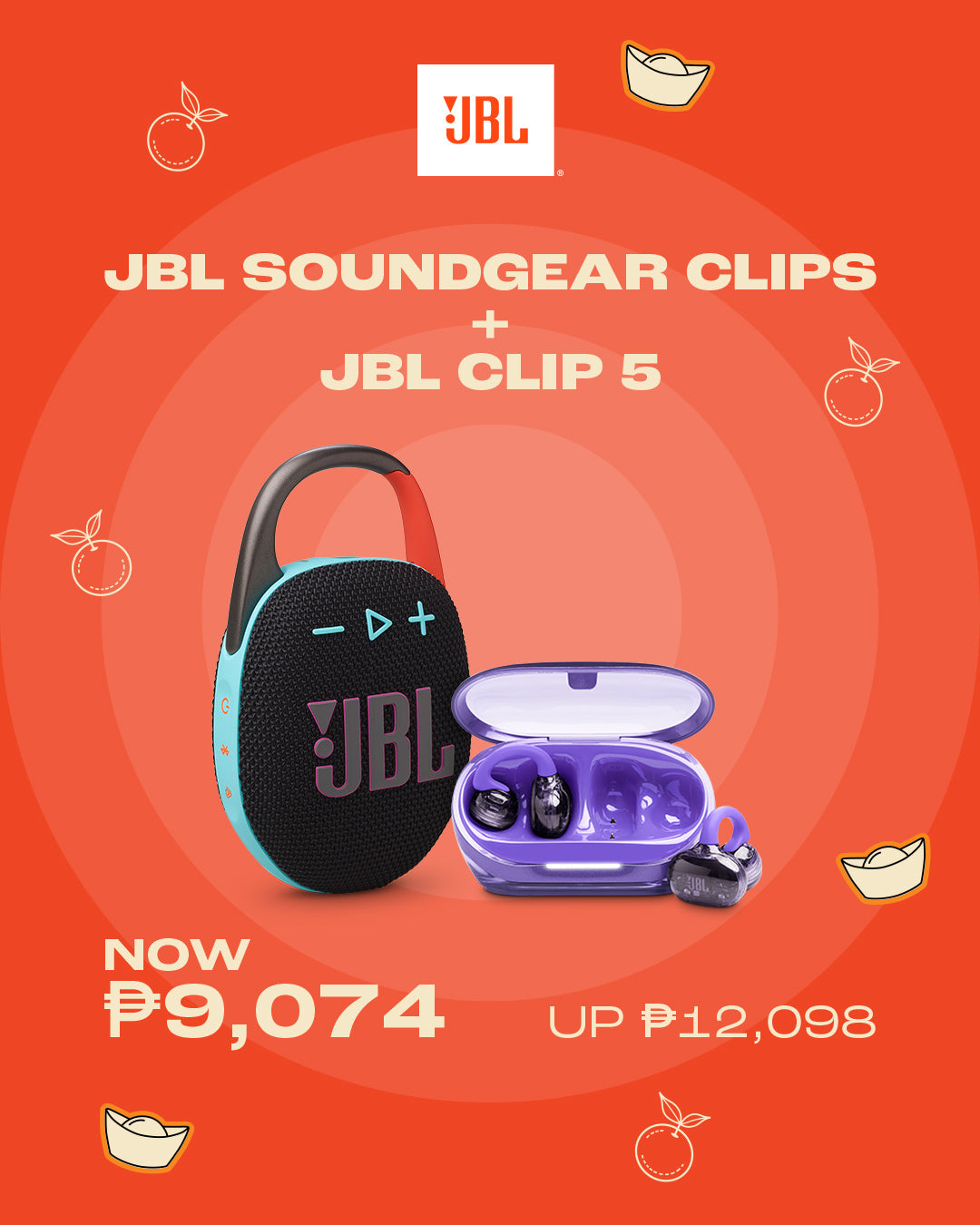 JBL SOUNDGEAR CLIPS + JBL CLIP 5
