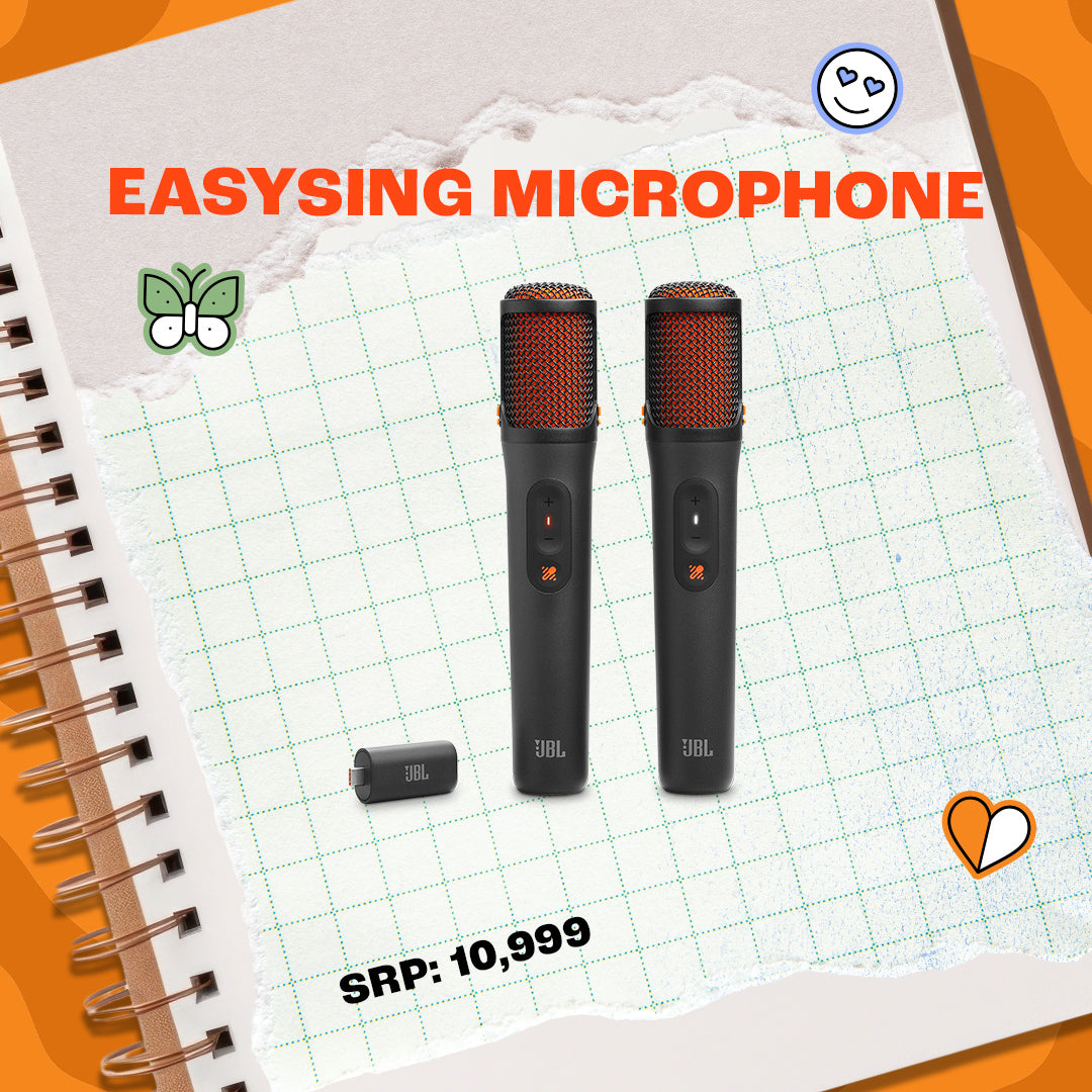 JBL Easysing Mics Two Wireless AI-Powered
