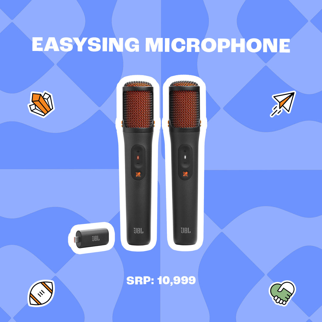 JBL Easysing Mics Two Wireless AI-Powered