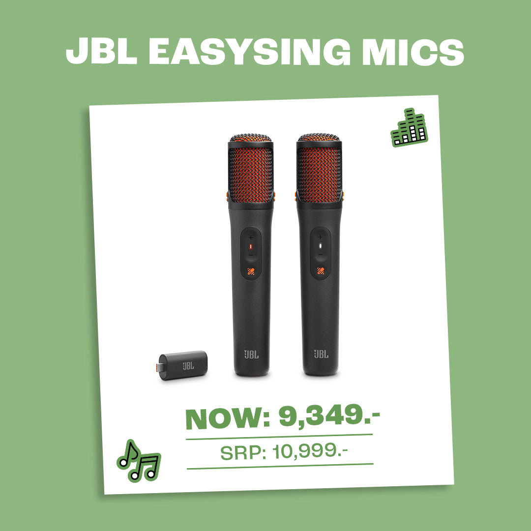 JBL Easysing Mics Two Wireless AI-Powered