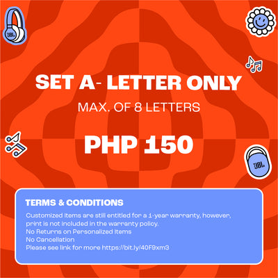 JBL Customization SET A (Letters Only)
