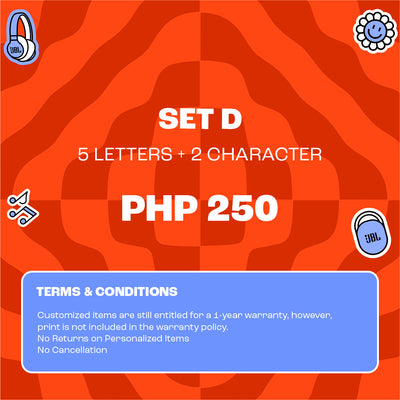 JBL Customization SET D (5 Letters + 2 Characters)