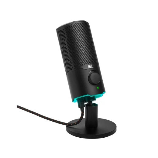 JBL Quantum Stream Dual pattern premium USB microphone for streaming, recording and gaming