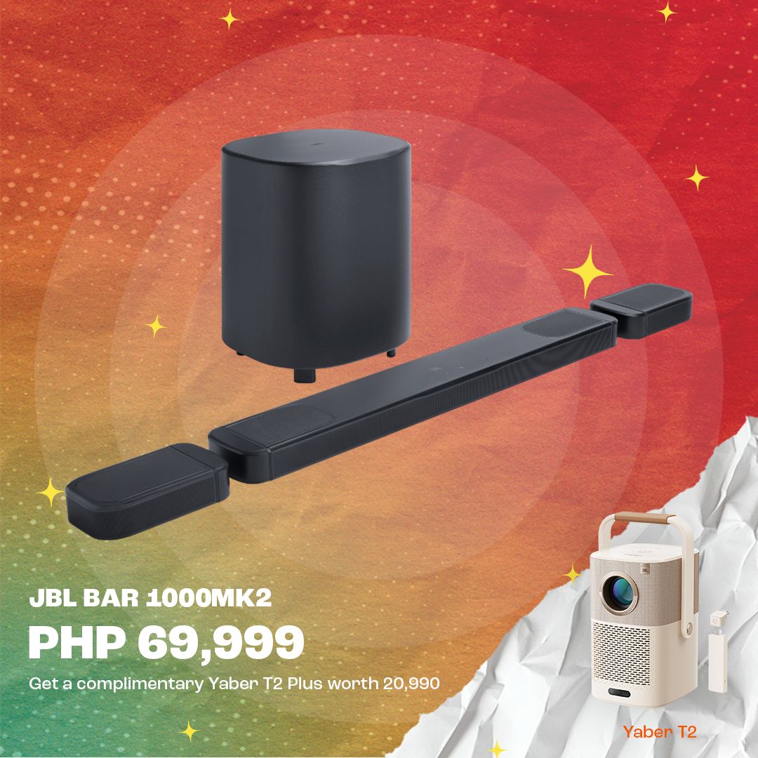 JBL Bar 1000MK2 7.1.4 Channel soundbar system with detachable surround speaker, Dolby Atmos® and DTS:X®