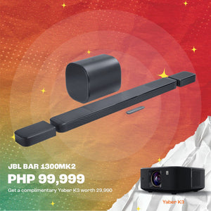 JBL Bar 1300MK2 11.1.4 channel soundbar system with detachable surround speakers and Dolby Atmos® and DTS:X®