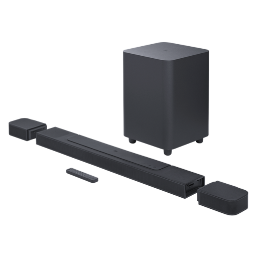 JBL BAR 1000 soundbar with detachable surround speakers, MultiBeam™, Dolby Atmos®, and DTS:X®