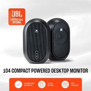JBL ONE SERIES 104-BT (Pair) Compact Desktop Reference Monitors with Bluetooth