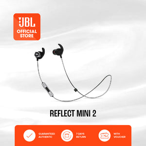 JBL Reflect Mini BT 2 Sweatproof Wireless Sport In Ear Headphones - BLACK
