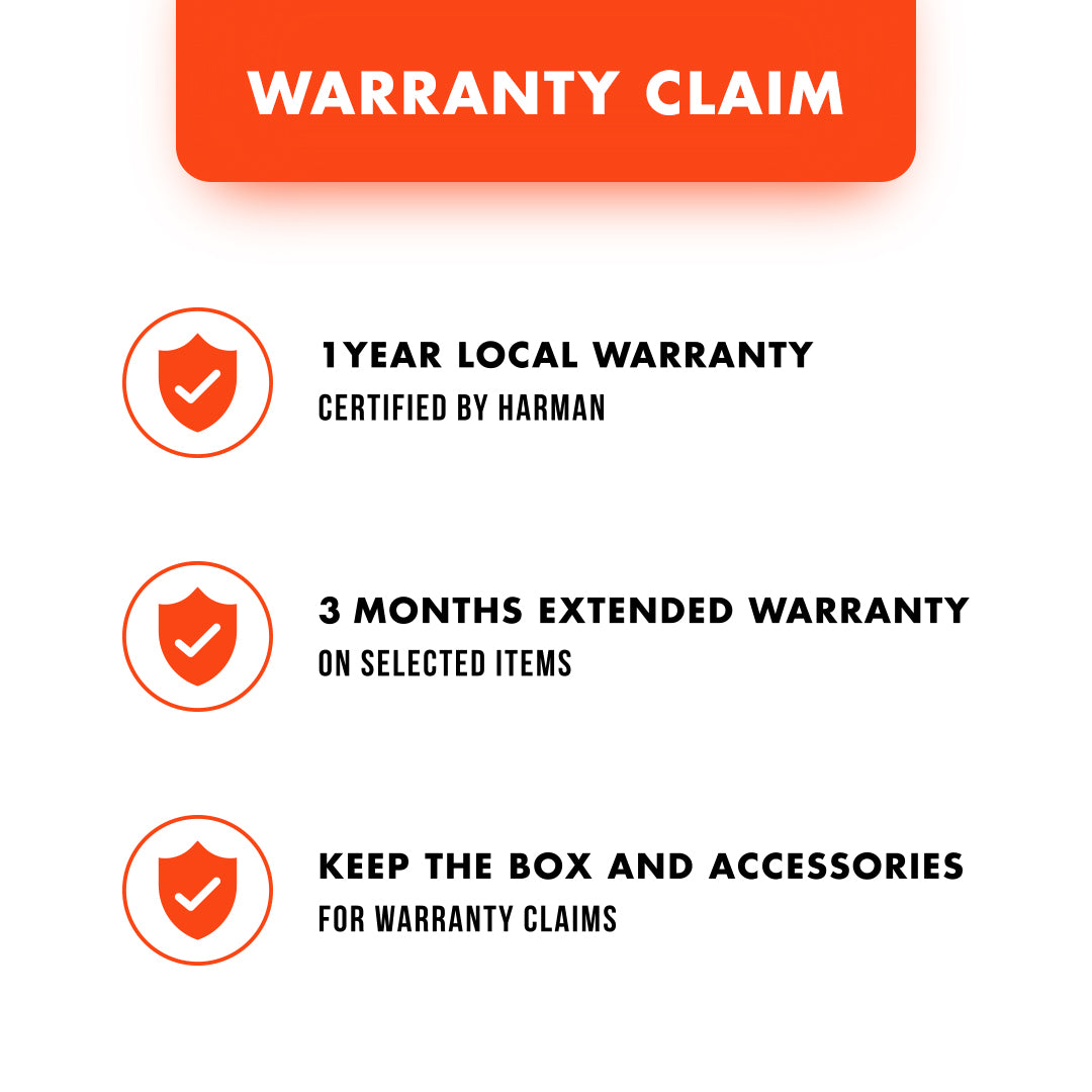 1 Year Local Warranty, 3 Months Extended Warranty, Keep the Box and Accessories