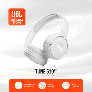 JBL Tune 510BT Wireless On-Ear Headphones - WHITE